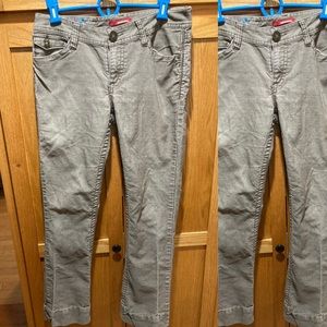 Union bay size 11 petite straight leg lower hip corduroys light brown